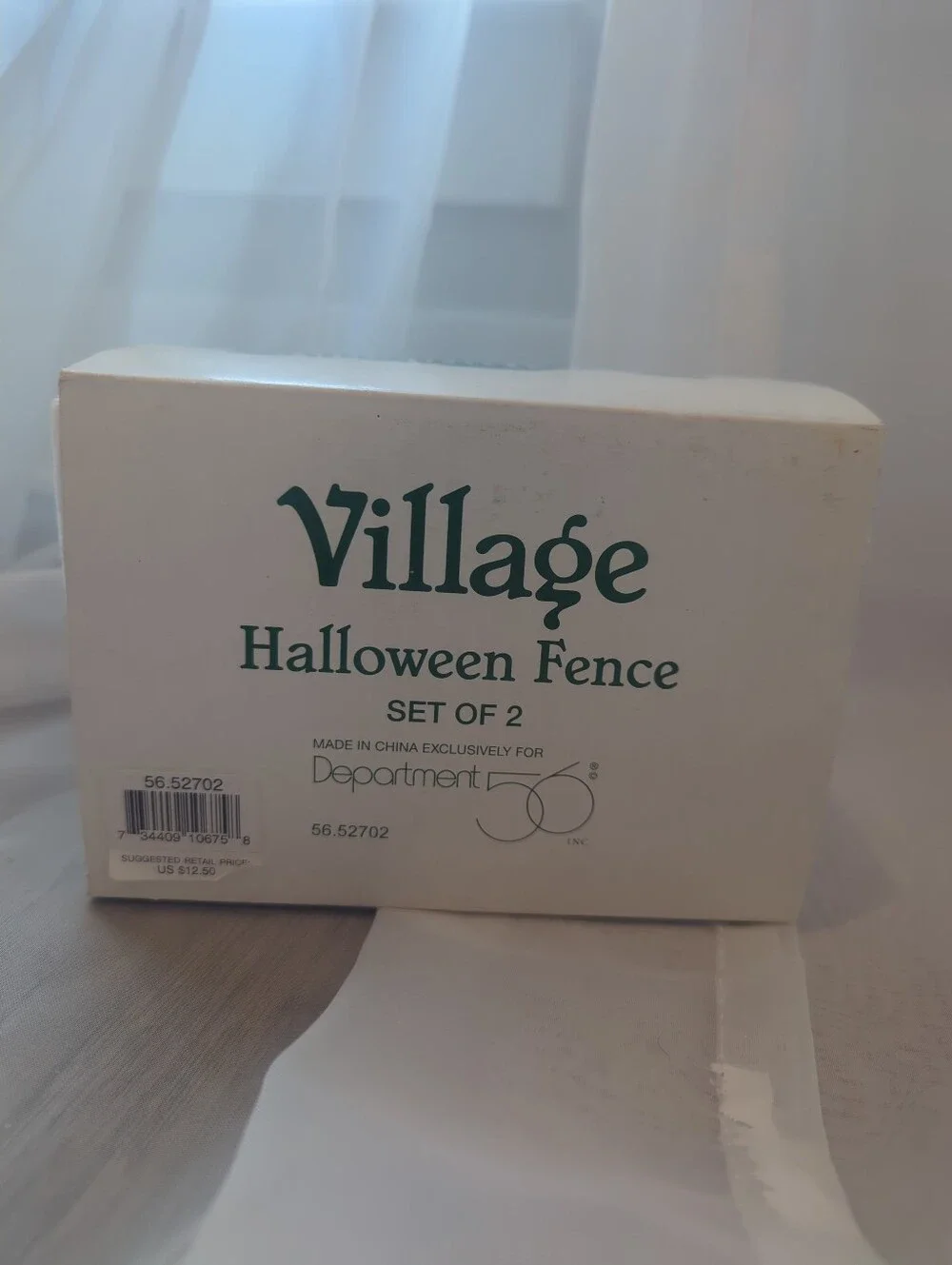 Department 56 Village Halloween Fence Set of 2